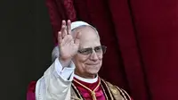 Robert Francis Prevost memilih Leo XIV sebagai nama kepausan. (Gabriel BOUYS/AFP)