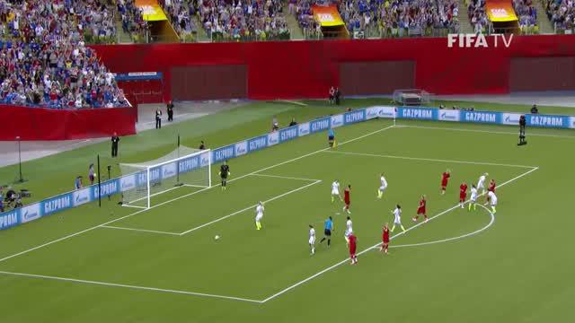 Amerika Serikat mengalahkan Jerman dengan skor 2-0 di semfinal Piala Dunia Wanita 2015. 