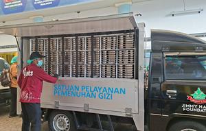 Setelah proses pemorsian, nantinya MBG bakal didistribusikan ke sekolah-sekolah  dengan waktu pengantaran yang turut disesuaikan dengan kebutuhan masing-masing sekolah. (Liputan6/Winda Nelfira)