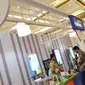 Suasana pameran Gerakan Wirausaha Nasional 2015 yang diselenggarakan oleh PT Bank Mandiri (Persero) Tbk di JCC Jakarta, Kamis (12/3/2015). (Liputan6.com/Faizal Fanani)