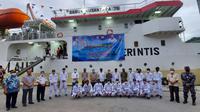 Kapal Motor (KM) Sabuk Nusantara 76 yang resmi melayani pelayaran Gorontalo – Ternate pergi pulang (PP).