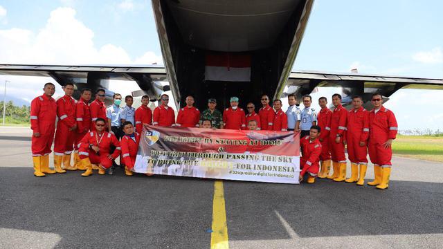 Pesawat Au Penjemput Alkes Covid 19 Dari China Tiba Di Natuna Pagi Ini News Liputan6 Com