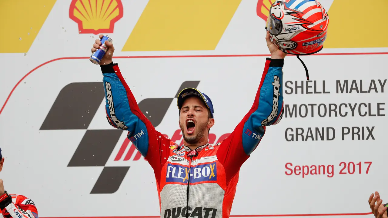 Andrea Dovizioso Menangi MotoGP Malaysia