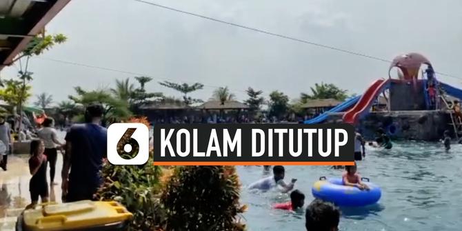 VIDEO: Viral, Kolam Renang di Bogor Dipadati Warga Langgar Prokes Covid-19