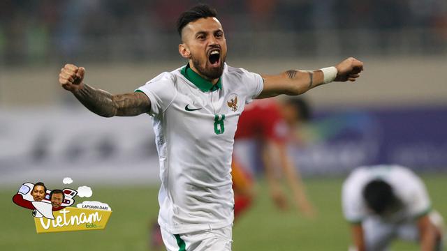 Vietnam vs Indonesia. (Bola.com/Peksi Cahyo)