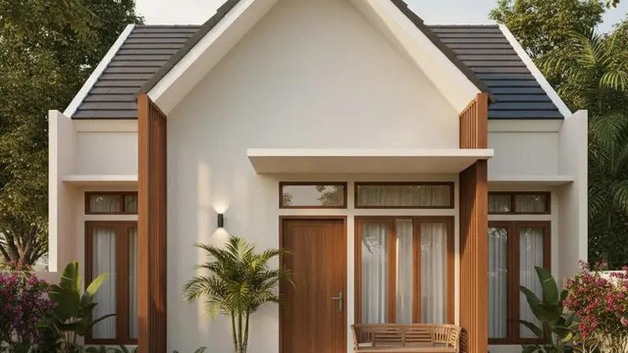 8 Gambar Rumah Sederhana 6x12 Atap Pelana, Desain Modern dan Estetik