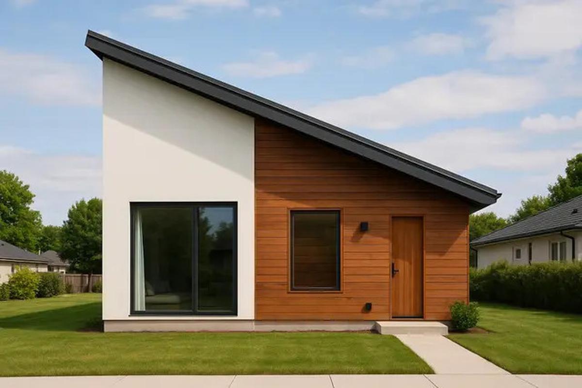 6 Rumah Minimalis 1 Lantai Atap Miring, Bikin Hunian Tampak Elegan
