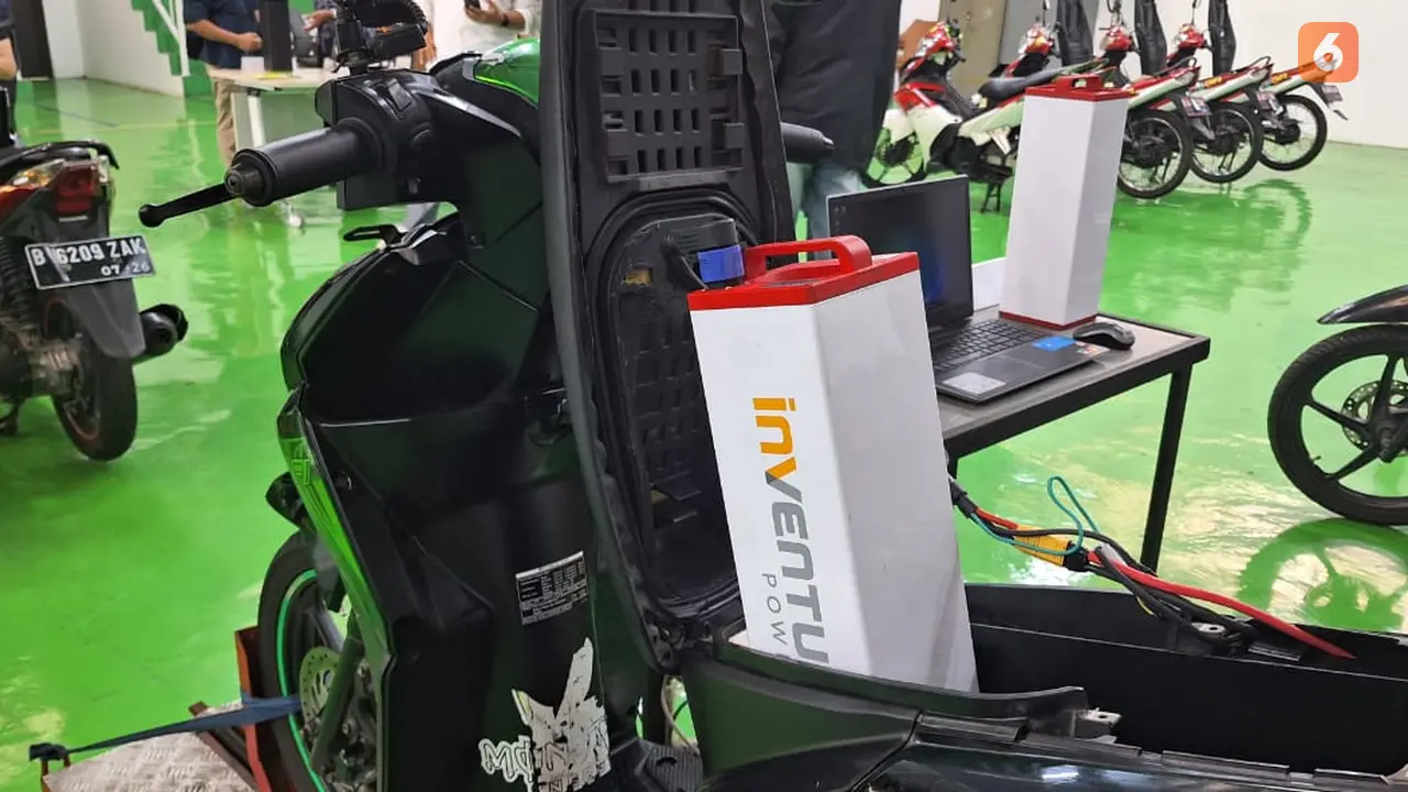 Berbeda dengan Konvensional, Konversi Motor Listrik Bakal Dorong Industri Lokal (Arief/Liputan6.com)