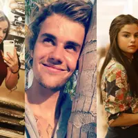 Selena Gomez, Caitlin Beadles, dan Justin Bieber. (Instagram/selenagomez, Instagram/caitlinbeadles, Instagram/justinbieber)