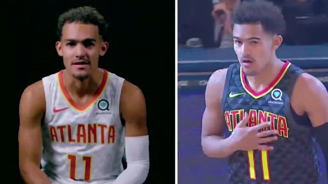 Berita Video pemain Atlanta Hawks, Trae Young menceritakan poin pertamanya di NBA