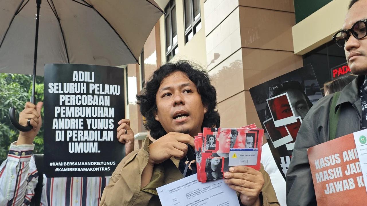 Kubu Andrie Yunus Kembali Ungkap Keterlibatan Sipil Dalam Penyiraman Air Keras, Desak Polisi Segera Periksa