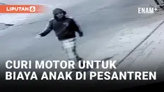 Demi Biaya Anak di Pesantren, Penjual Jajanan Nekat Curi Motor