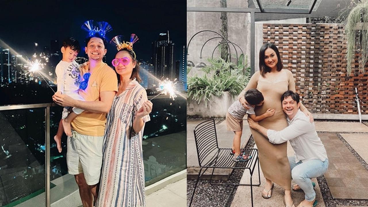 6 Potret Andrew Andika Umumkan Sang Istri Hamil Anak Kedua, Penuh Bahagia