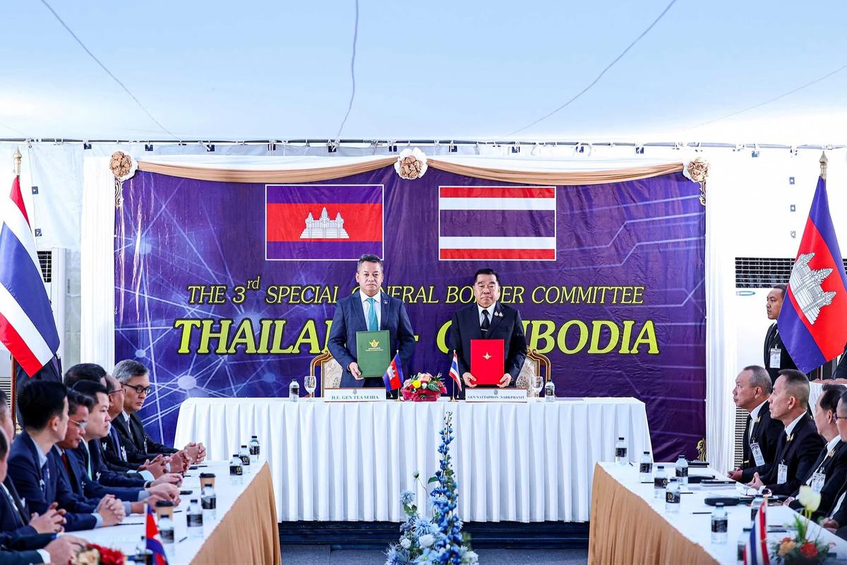 FOTO: Thailand dan Kamboja Sepakati Gencatan Senjata di Perbatasan