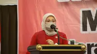 Menaker Ida saat membuka Munas II FKSPN di Semarang, Jawa Tengah