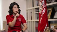 Wakil Ketua Dewan Pembina Partai Solidaritas Indonesia (PSI) Grace Natalie Louisa. (Liputan6.com/Johan Tallo)