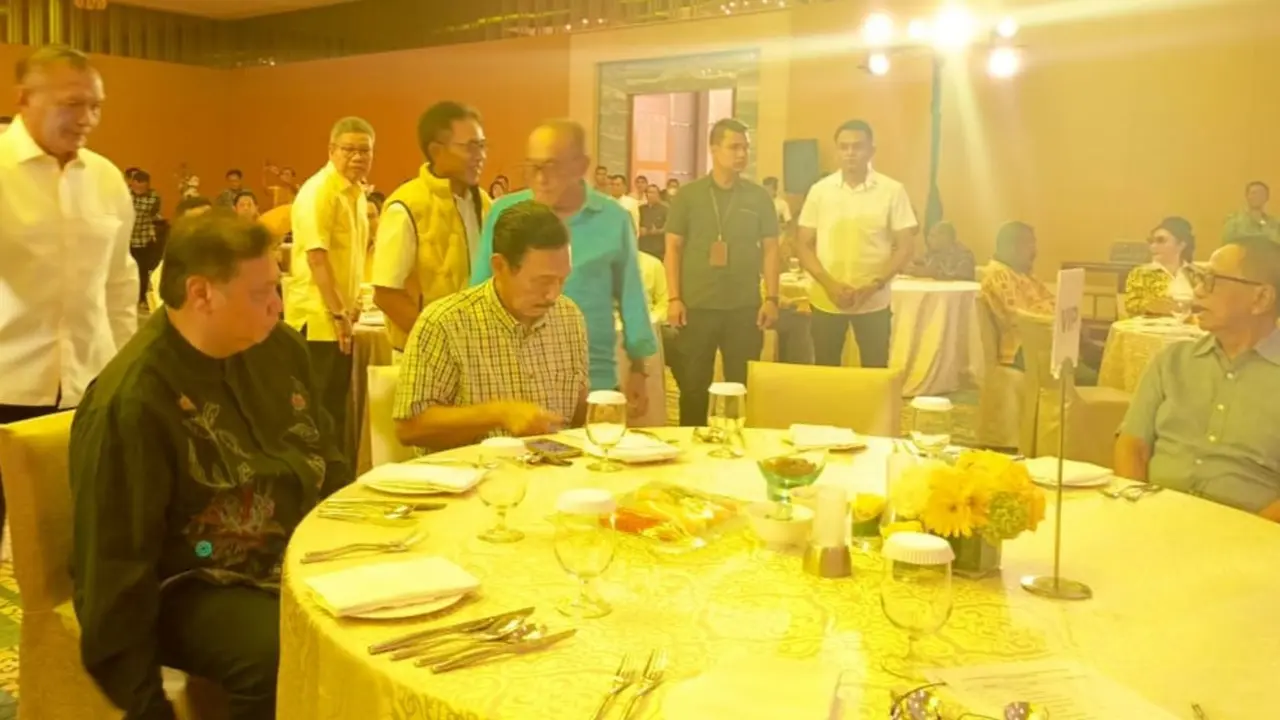 Sejumlah petinggi Golkar hadir dalam acara buka puasa bersama dan konsolidasi partai