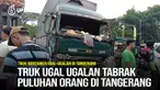 Video yang memperlihatkan truk kontainer melawan arus dan menabrak sejumlah kendaraan serta pejalan kaki di kawasan jalan utama Kota Tangerang, viral di berbagai media sosial, Kamis (31/10/2024).  Kejadian tersebut diduga terjadi sekitar pukul 16.00 ...