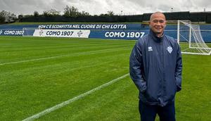 Kurniawan Dwi Yulianto di Como 1907. (Bola.com/Dok.Instagram Kurniawan Dwi Yulianto).