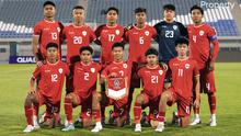 Starting XI pemain Timnas Indonesia U-17 pada laga Grup G Kualifikasi Piala Asia U-17 melawan Kepulauan Mariana Utara yang berlangsung di Abdullah Alkhalifa Alsabah Stadium, Mishref, Kuwait, Jumat (25/10/2024) WIB. (Dok. PSSI)