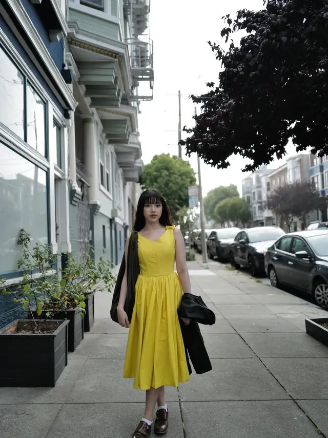 Potret Cantik Tiara Andini Keliling San Fransisco dengan Hime Cut, Hadirkan Vibes Japanese Girl di Amerika Serikat