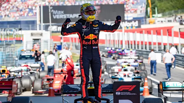 Menangi F1 GP Austria, Max Verstappen Geser Sebastian Vettel
