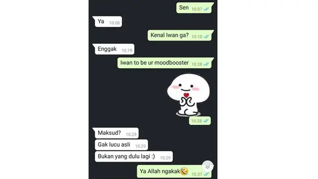 6 Chat Nembak Cewek Pakai Pelesetan Nama Iwan, Ada yang Jadian