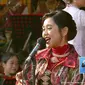 Ziva Magnolya dalam peringatan HUT ke-78 RI di Istana Merdeka. (dok. Youtube Sekretariat Presiden)