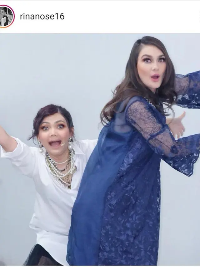 Luna Maya dan Rina Nose