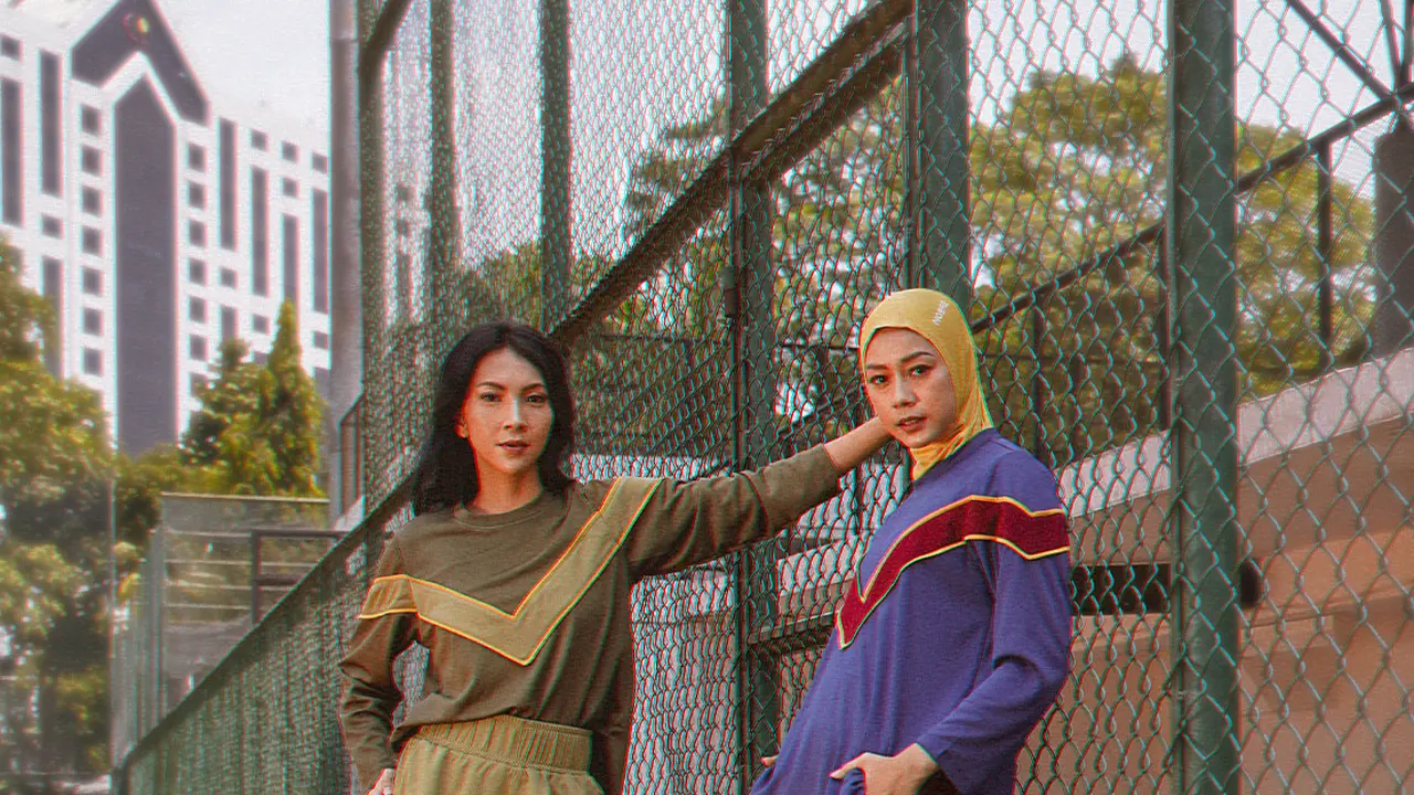 Kolaborasi brand lokal Nona dan Noore pakaian yang bisa dikenakan saat olahraga/dok. Nona dan Noore