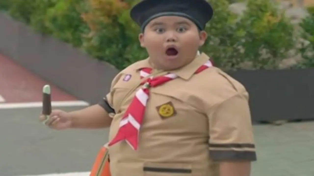 bocah di pembukaan Asian Games jadi viral (foto: instagram/@fairel_sbi)