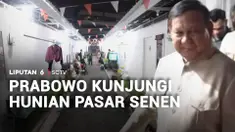 Presiden Prabowo Subianto meninjau langsung rumah di hunian Pasar Senen, Jakarta Pusat. Kompleks hunian ini salah satu program Presiden Prabowo untuk memberikan tempat tinggal yang layak.