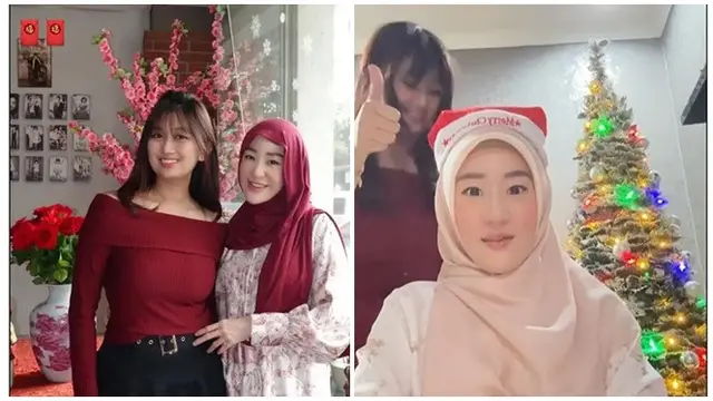 6 Potret Larissa Chou di Tengah Keluarga Beda Keyakinan, Tetap Ikut Rayakan Imlek