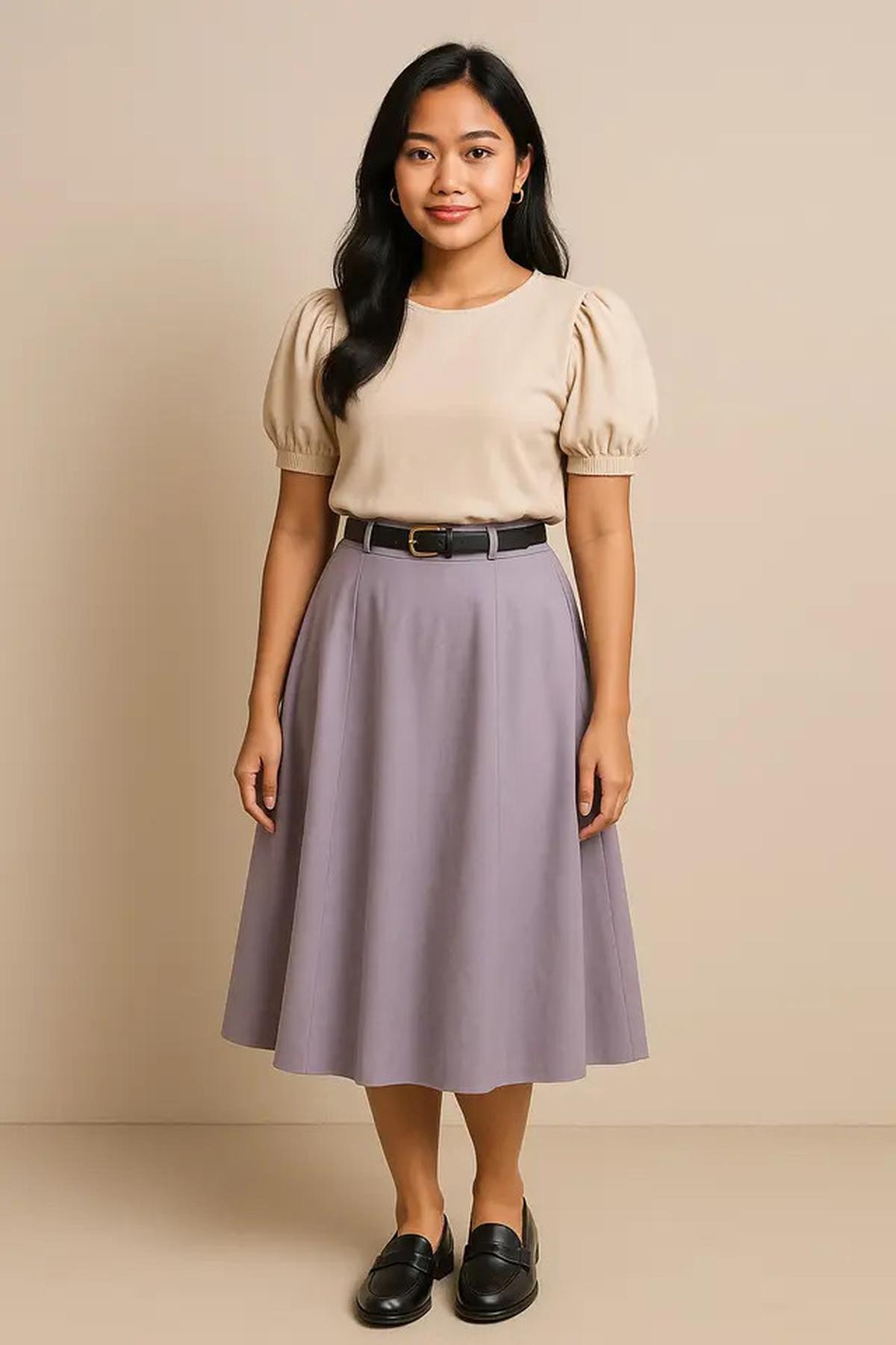 6 Model Rok Korean Style Tren Terbaru, Tampil Feminin dan Kasual