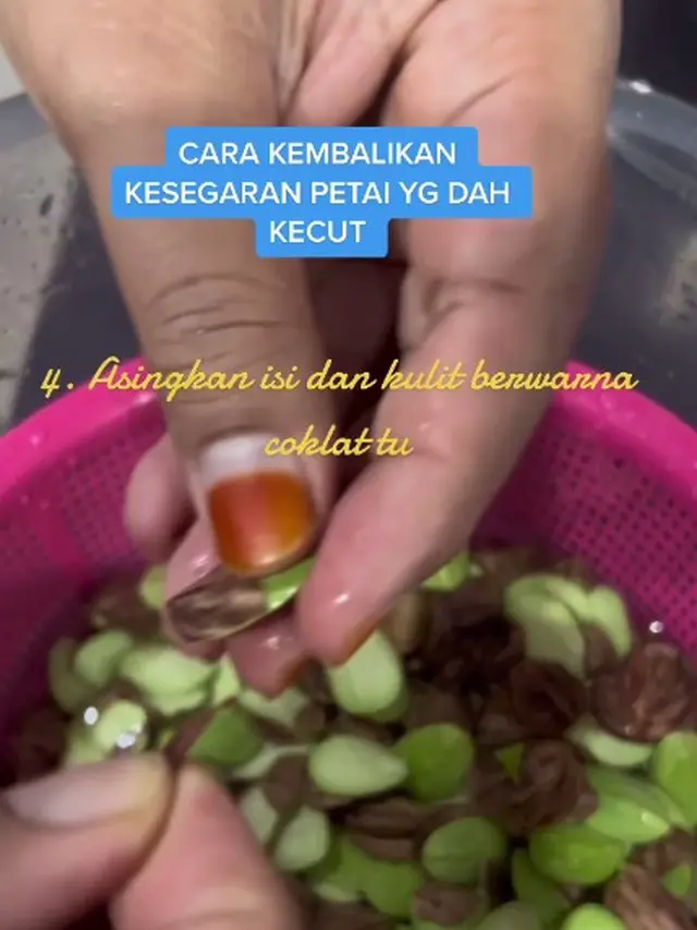 Tanpa Dimasukkan Kulkas, Begini Cara Olah Petai yang Layu Bisa Segar Lagi