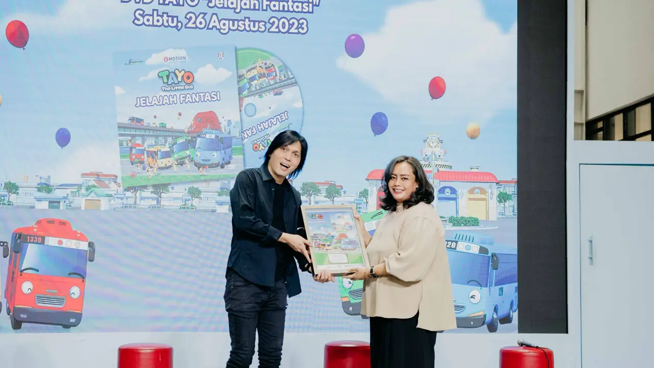 Jagonya Music & Sport Indonesia (JMSI) kembali bekerja sama dengan PT E-Motion Entertainment Indonesia dalam menghadirkan DVD Animasi Tayo The Little Bus.