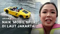 Ngebut dengan 'Mobil Sport' di Laut Jakarta