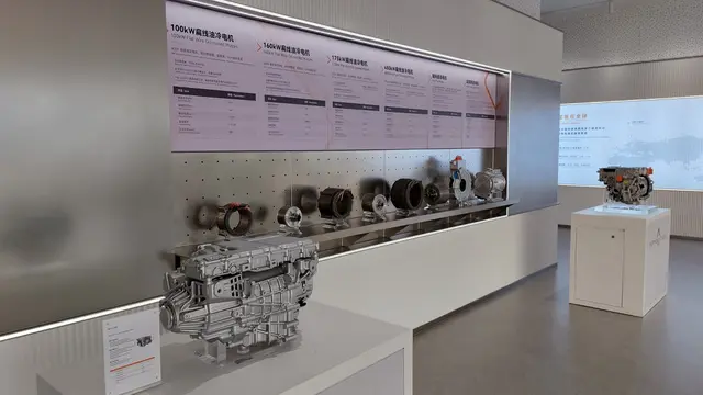 Lini produk Electronic Drive Unit (EDU) yang dirakit di fasilitas milik InfiMotion di China. (Liputan6.com / Septian Pamungkas)