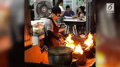 Chef asal Thailand ini tengah menjadi pembicaraan publik. Bintang Michelin ini miliki gaya nyentrik dengan mengenakan kacamata selam saat memasak.
