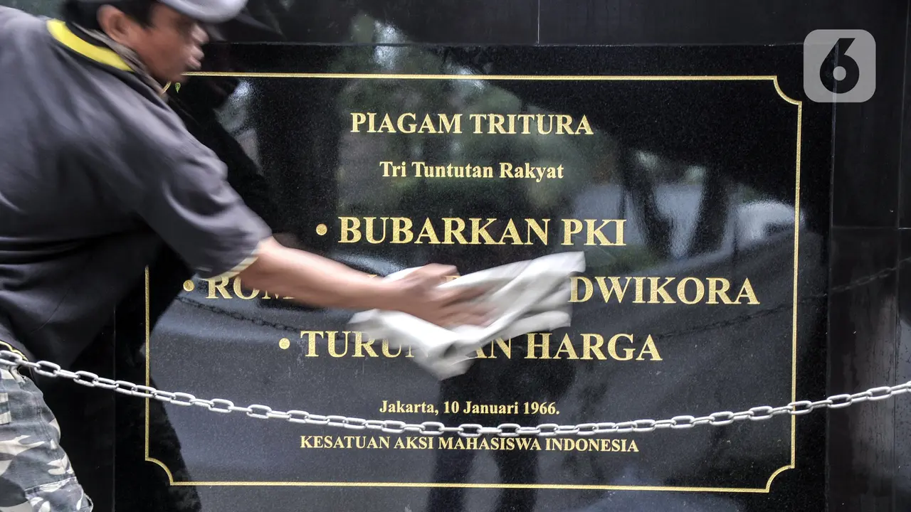 Monumen Tritura 66 Dipindahkan ke Taman Menteng