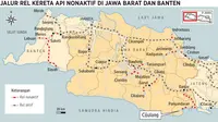 Rencana reaktivasi sejumlah jalur rel kereta api di Provinsi Jawa Barat yang hingga kini belum berjalan maksimal.&nbsp; (dok:&nbsp;Djoko Setijowarno)