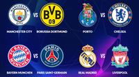 Hasil Undian Perempat Final Liga Champions 2020/2021. (Bola.com/Dody Iryawan)