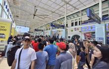 Stasiun Pasar Senen Jadi Titik Kedatangan Terpadat Saat Arus Balik Lebaran H+8 KAI