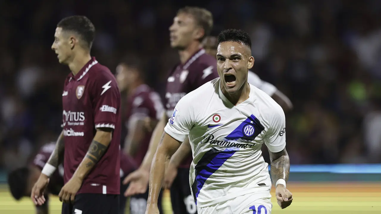 Lautaro Martinez, Salernitana vs Inter Milan, Serie A Liga Italia
