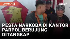 3 Pemuda Ditangkap Usai Pesta Narkoba di Kantor Parpol