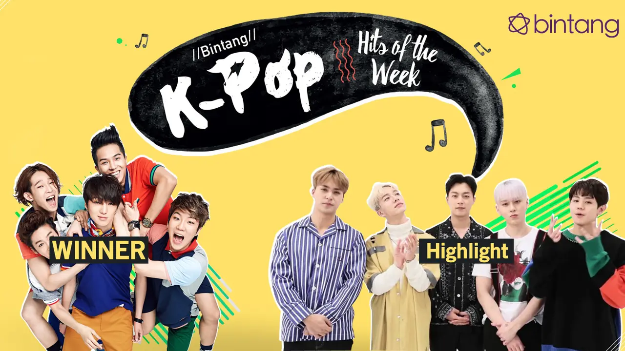 [Bintang] Bintang K-Pop Hits of the Week: WINNER, Highlight, IU, TWICE