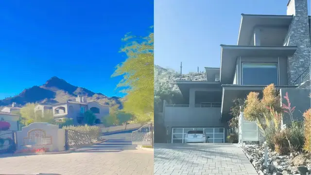 Tampilan rumah Farah Quinn di Paradise Valley Amerika Serikat. (Dok: IG @billymambasar https://www.instagram.com/reel/C6k5jMxSZaF/?igsh=MTk0cGE2d3I0YTl4aw%3D%3D)