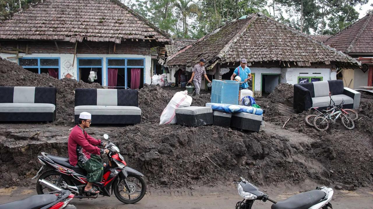 FOTO: Dua Dusun di Supiturang Alami Kerusakan Terparah Usai Erupsi Semeru