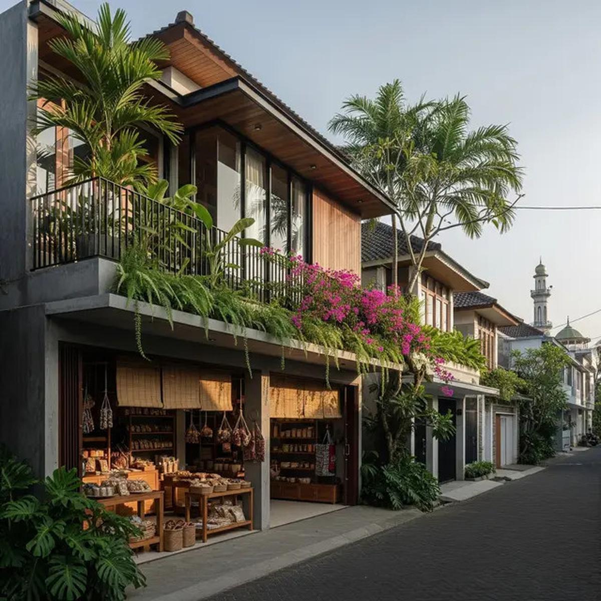 10 Trik Desain Rumah Minimalis Depan Toko Agar Tidak Terlihat Sesak