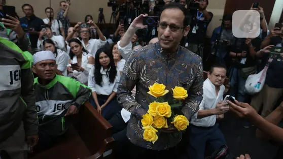 Nadiem Makarim Jalani Sidang Vonis Kasus Chromebook